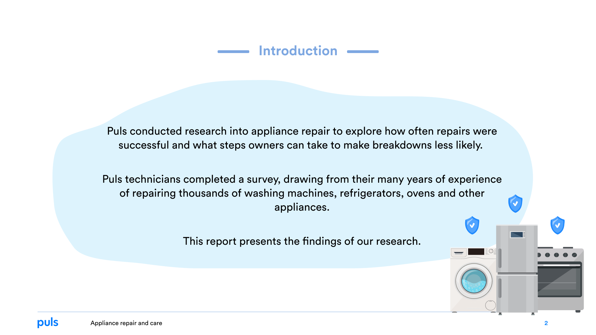 Appliance Repair Report